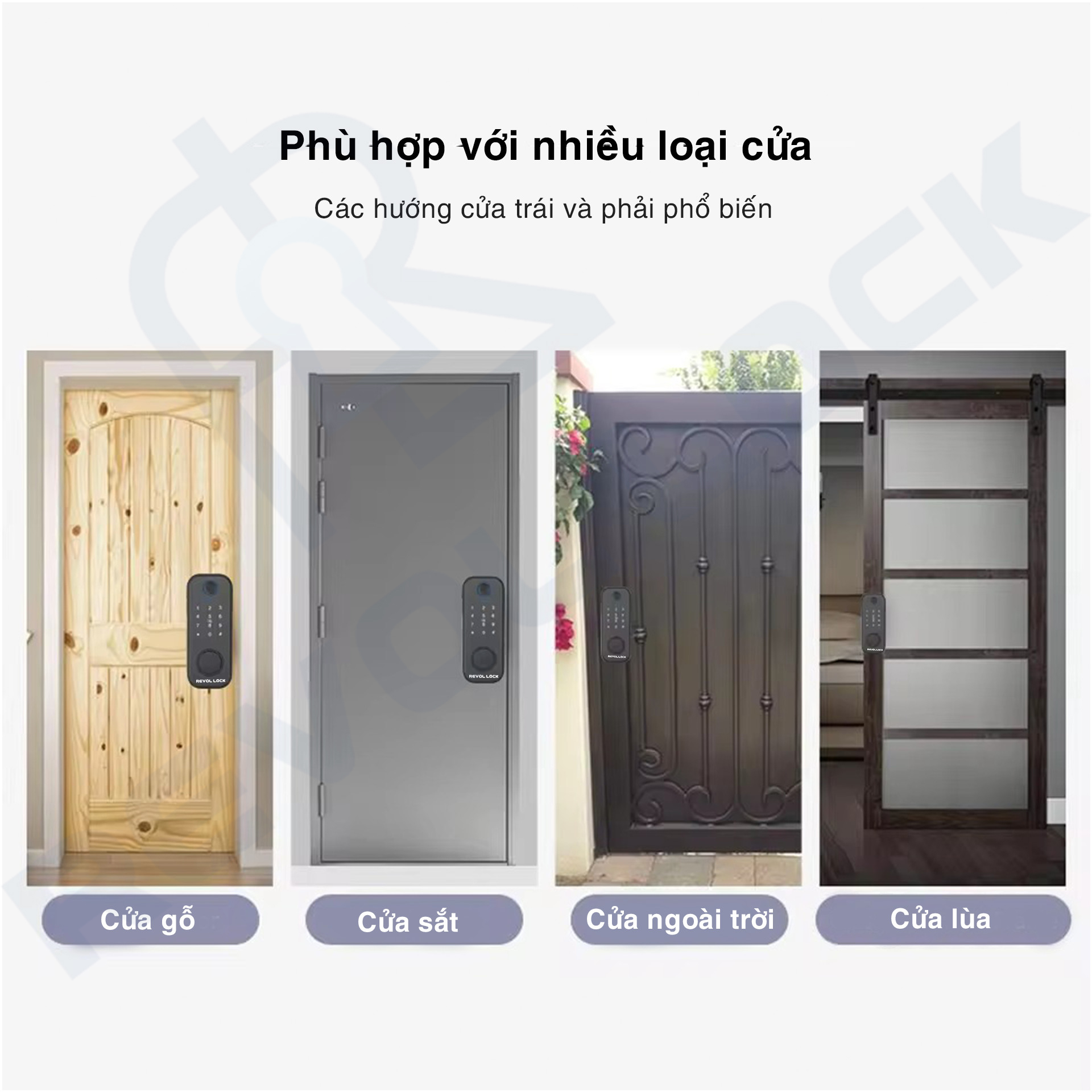 Khóa pin vân tay hai chiều RV-FB07DW - Hình ảnh 4